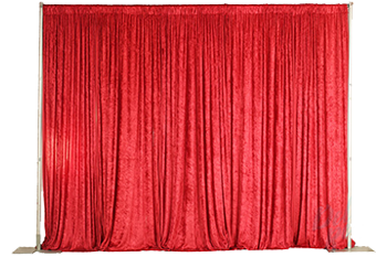 Red Banjo Pipe & Drape